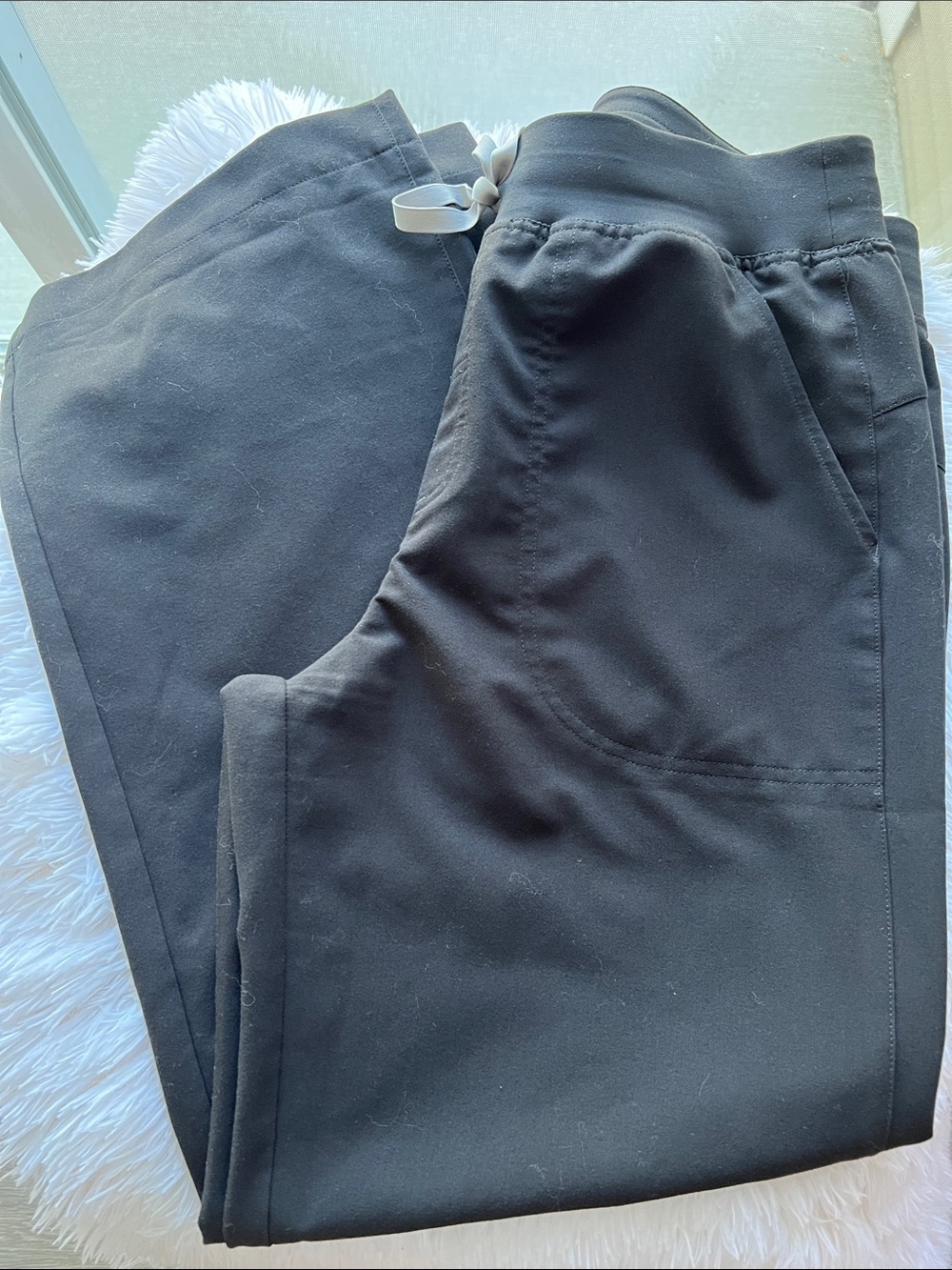 Isabel High Rise Wide Leg Scrub Pants